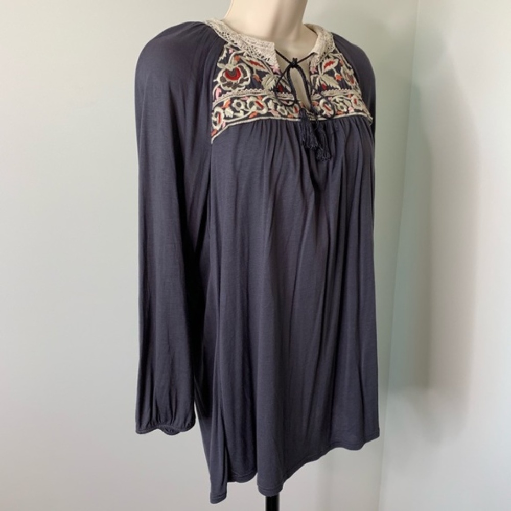 Anthropologie One September Nightingale Tassel Top - Picture 5 of 8